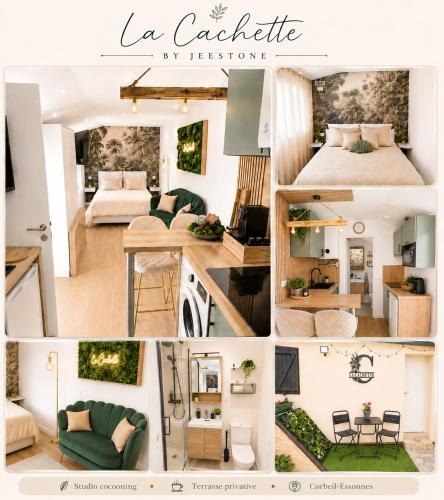 Corbeil-Essonnes Apartment | La Cachette - Studio Nature - Terrasse