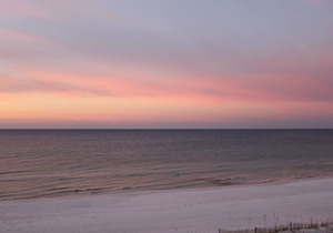 Gulf Front, Top Floor End Unit with Front & Side View of Gulf in Fort Walton Beach