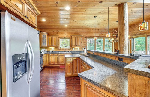 Mace Cabin | Game Room, Deck + Views: Idyllic Slaty Fork Cabin