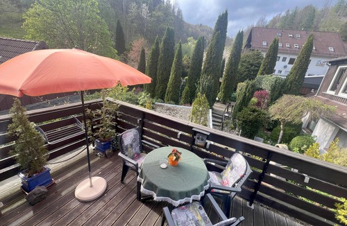 Sieber House | Gemütliches kleines Ferienhäuschen Nr. 3 im Harz für max. 3 Personen (inkl. Balkon)