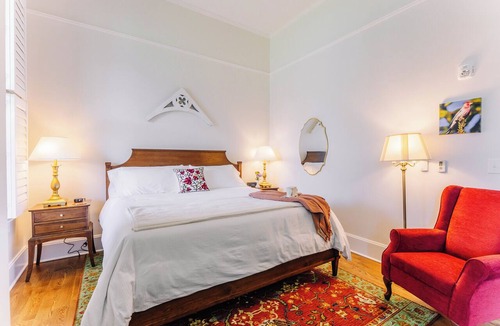 Lead Mines Hotel | Spacious Historic King Room by New River Trail