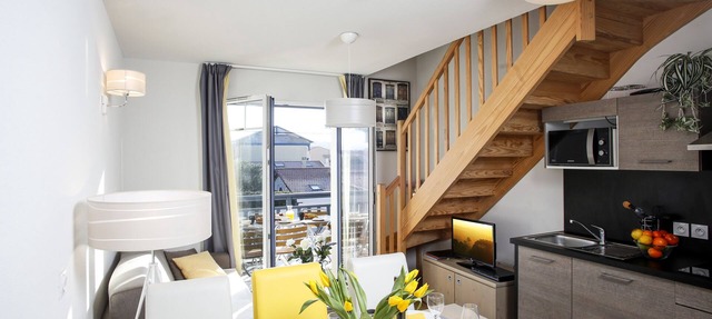 Beautiful, warmly decorated apartment-1st line sea-Pool in Biscarrosse