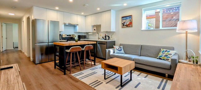 Bright 2-Bed Ground Suite | Steps to PNE & Transit in Vancouver