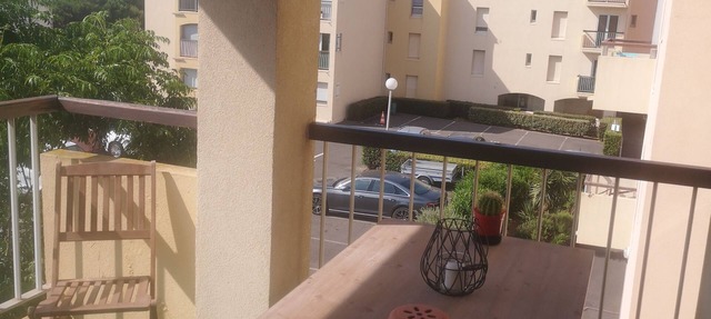 CAP AGDE New studio terrace for 3 people located 5 min 🦶 Falaises beach or Môle in Agde