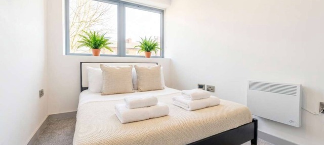 Chic 1BR Central Apartment Minutes to Station in Wolverhampton