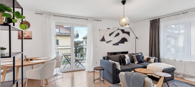 Fully equipped Scandi-style oasis of peace in Leipzig North in Leipzig