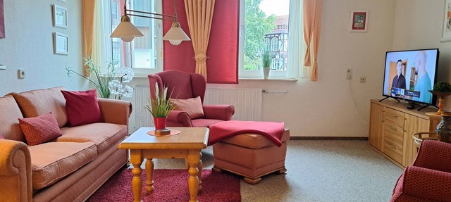 Haus Lieberum - Erdgeschoß-wohnung Direkt am Kurpark in Ruhiger Lage in Bad Sooden-Allendorf