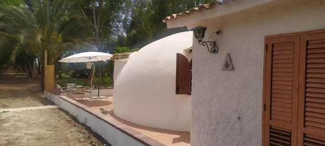 Igloo sulla spiaggia in Granelli