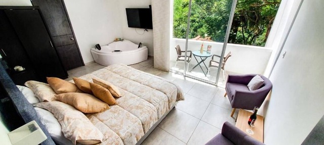 Junior Suite with Balcony and Private Jacuzzi in Santander