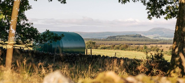Luxury glamping pods with stunning views of the Scottish Highlands. in stirling
