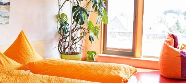 Penthouse, Terrasse, Dusche, WC - Gästehaus Selbstgemacht in Zeulenroda - Triebes