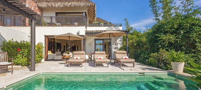 Spectacular corner villa at PortaFortuna, Punta Mita - golf cart, pool & hot tub in Punta Mita