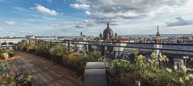 Stunning panoramic views perched in the heights among Paris' rooftops in Paris