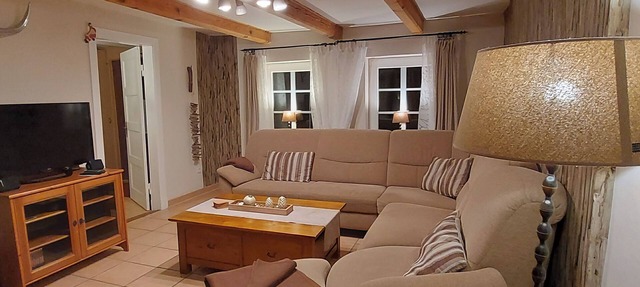 Stylish 100m² accommodation with fireplace, terrace and three bedrooms in Fehmarn