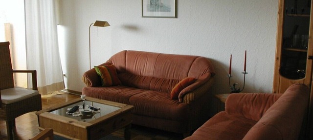Top apartment, 8th floor, view over harbor and city in Bremerhaven
